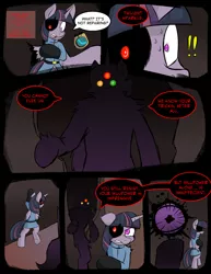 Size: 992x1283 | Tagged: alicorn, artist:cmcnext, artist:zanezandell, comic, comic:cmcnext, cyborg, derpibooru import, dismemberment, evil genius twilight, oc, safe, twilight sparkle, twilight sparkle (alicorn)