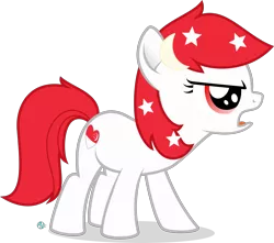 Size: 2000x1769 | Tagged: safe, artist:arifproject, derpibooru import, oc, oc:temmy, ponified, unofficial characters only, earth pony, pony, angry, female, filly, nation ponies, simple background, singapore, solo, transparent background, vector