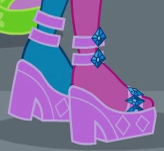 Size: 164x151 | Tagged: safe, derpibooru import, screencap, rarity, equestria girls, rainbow rocks, clothes, cropped, feet, high heels, legs, pictures of legs, platform shoes, shoes