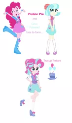 Size: 742x1274 | Tagged: safe, artist:berrypunchrules, derpibooru import, coco pommel, pinkie pie, equestria girls, equestria girls-ified, fusion