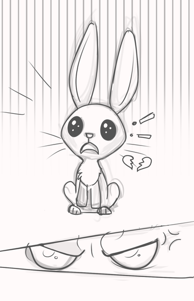 Size: 1034x1605 | Tagged: angel bunny, angry, artist:yakovlev-vad, comic, derpibooru import, grayscale, monochrome, safe, solo