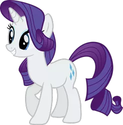 Size: 1300x1329 | Tagged: safe, artist:charity-rose, derpibooru import, rarity, pony, unicorn, female, mare, simple background, smiling, solo, transparent background, vector