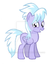 Size: 400x470 | Tagged: safe, artist:choccymilkshake, derpibooru import, cloudchaser, pegasus, pony, female, mare, obtrusive watermark, simple background, solo, transparent background, watermark