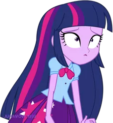 Size: 1600x1756 | Tagged: safe, artist:jucamovi1992, derpibooru import, twilight sparkle, twilight sparkle (alicorn), equestria girls, clothes, cute, female, simple background, skirt, solo, transparent background