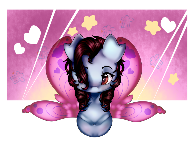 Size: 1969x1458 | Tagged: safe, artist:xxmissteaxx, derpibooru import, oc, oc:lucy, unofficial characters only, original species, pony, bust, female, mare, portrait, simple background, solo, transparent background