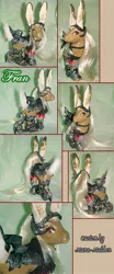 Size: 765x1834 | Tagged: safe, artist:mana-maiden, derpibooru import, ponified, pony, custom, figurine, final fantasy, final fantasy xii, fran, g1, irl, photo, toy, viera