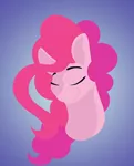 Size: 1158x1439 | Tagged: safe, artist:greyscaleart, derpibooru import, pinkie pie, pony, bust, eyes closed, portrait, solo