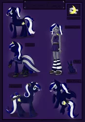Size: 2323x3343 | Tagged: safe, artist:violentdreamsofmine, derpibooru import, oc, oc:crescent dancer, unofficial characters only, bat pony, crystal pony, human, pegasus, pony, bow, clothes, crystallized, dress, female, gala dress, high res, humanized, mare, race swap, reference sheet, tail bow
