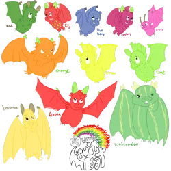 Size: 1024x1024 | Tagged: artist:spatialheather, bat, derpibooru import, fruit, fruit bat, safe, simple background, transparent background