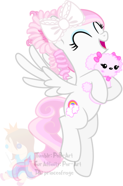 Size: 828x1250 | Tagged: safe, artist:princeofrage, derpibooru import, ponified, pony, cloud e skies, cloud e. skies, lalaloopsy, solo