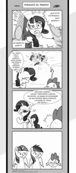 Size: 1024x2329 | Tagged: alicorn, artist:loreto-arts, comic, comic:friendship is innuendo, derpibooru import, dragon, le lenny face, rainbow dash, rarity, safe, spanish, spike, translation, twilight sparkle, twilight sparkle (alicorn)