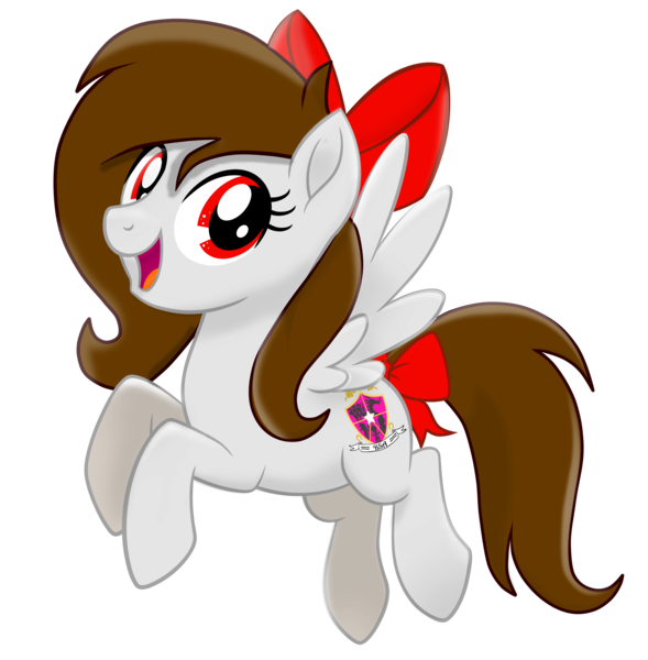 Size: 6000x6112 | Tagged: safe, artist:rsa.fim, derpibooru import, oc, oc:whisper hope, unofficial characters only, pegasus, pony, my little pony: the movie, absurd resolution, bow, female, mare, mexican, movie accurate, movie poster, red eyes, ribbon, simple background, solo, tail bow, tail wrap, transparent background, unitárium, vector