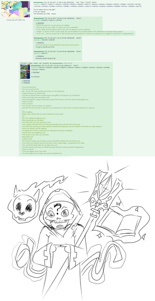 Size: 1352x2617 | Tagged: 4chan, artist needed, book, derpibooru import, greentext, human, magic, monochrome, necromancer, nervous, oc, oc:anon, safe, skull, staff, text, unofficial characters only