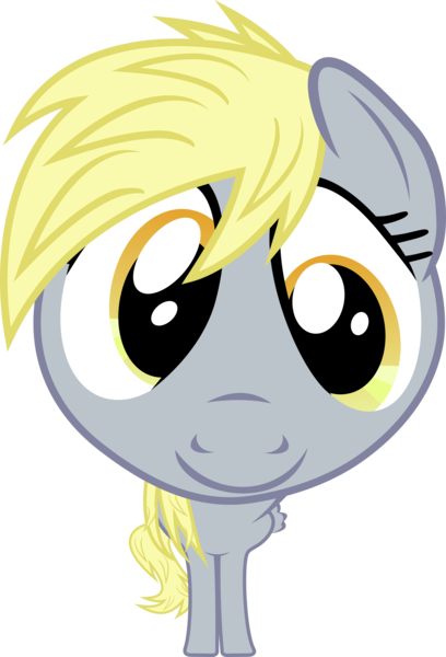 Size: 5000x7355 | Tagged: safe, artist:uxyd, derpibooru import, derpy hooves, pegasus, pony, .svg available, absurd resolution, female, fisheye lens, looking at you, mare, simple background, smiling, solo, transparent background, vector