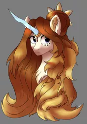 Size: 2210x3132 | Tagged: safe, artist:worldlofldreams, derpibooru import, oc, unofficial characters only, pony, unicorn, crystal horn, jewelry, solo