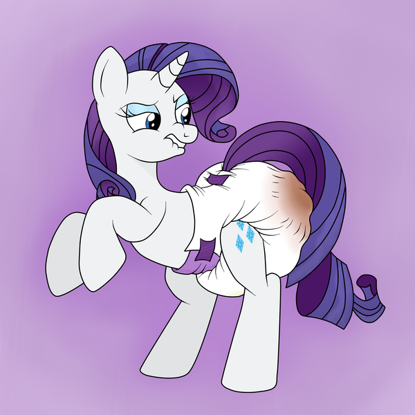 Size: 2000x2000 | Tagged: alternate version, artist:hodgepodgedl, artist:spree3, derpibooru import, diaper, diaper fetish, edit, eyeshadow, fetish, lip bite, makeup, messing, messy diaper, poofy diaper, poop, poopy diaper, questionable, rarity, rearing, scat