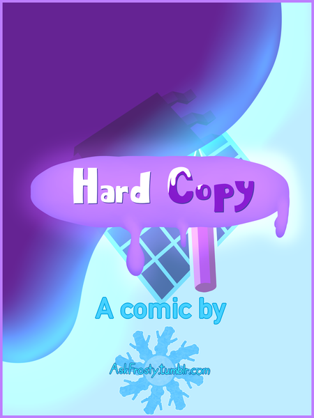 Size: 3000x4000 | Tagged: absurd resolution, artist:frostyb, comic cover, comic:hard copy, derpibooru import, female to male, fetish, hypnosis, hypnotized, nudity, oc, oc:circuit breaker, oc:frost bright, part of a series, part of a set, questionable, rule 63, transformation, transformation sequence, transgender transformation, unofficial characters only