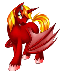 Size: 1013x1200 | Tagged: safe, artist:alanymph, derpibooru import, oc, oc:blaze dash, unofficial characters only, alicorn, pony, bat wings, male, simple background, solo, stallion, transparent background