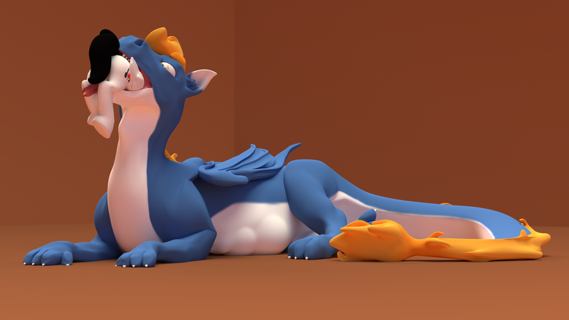 Size: 2880x1620 | Tagged: 3d, artist:percytechnic, canada, canadian, derpibooru import, dragon, fetish, multiple prey, oc, oc:nyama, oc:revan grey, questionable, unofficial characters only, vore