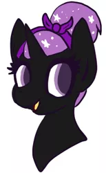 Size: 243x395 | Tagged: safe, artist:spooky-kitteh, derpibooru import, oc, oc:spooky, unofficial characters only, pony, unicorn, bust, female, mare, portrait, simple background, solo, white background