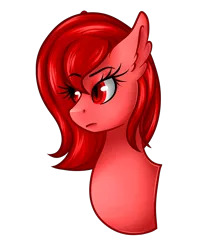 Size: 2600x3000 | Tagged: safe, artist:blocksy-art, derpibooru import, oc, oc:spicy demon, unofficial characters only, earth pony, pony, bust, female, high res, mare, portrait, simple background, solo, transparent background