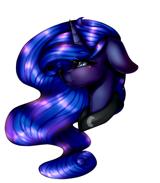 Size: 836x956 | Tagged: safe, artist:xxmissteaxx, derpibooru import, princess luna, alicorn, pony, crying, female, floppy ears, mare, simple background, smiling, solo, transparent background