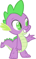 Size: 581x940 | Tagged: artist:j-pinkie, derpibooru import, dragon, male, ms paint, safe, simple background, solo, spike, transparent background, vector