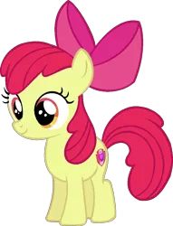 Size: 719x940 | Tagged: safe, artist:j-pinkie, derpibooru import, apple bloom, earth pony, pony, female, ms paint, simple background, solo, transparent background, vector
