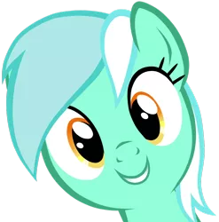 Size: 1024x1038 | Tagged: safe, artist:petraea, derpibooru import, lyra heartstrings, pegasus, pony, bust, cute, hi anon, looking at you, meme, portrait, race swap, simple background, smiling, solo, transparent background, vector