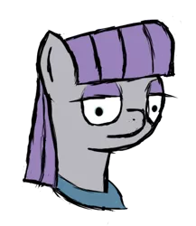 Size: 532x614 | Tagged: safe, artist:thepristineeye, derpibooru import, maud pie, earth pony, pony, bust, female, mare, portrait, simple background, solo, transparent background