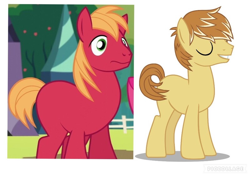 Size: 1024x720 | Tagged: big macintosh, cute, derpibooru import, feather bangs, feathermac, gay, happy, hard to say anything, male, missing accessory, missing cutie mark, safe, shipping, stallion