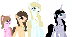 Size: 1024x524 | Tagged: safe, artist:cindydreamlight, derpibooru import, oc, oc:cindy, unofficial characters only, alicorn, pony, base used, female, glasses, mare, simple background, white background