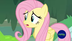 Size: 1366x768 | Tagged: a health of information, criss cross moss, derpibooru import, fluttershy, moss, muck, safe, screencap, swamp, tv-y