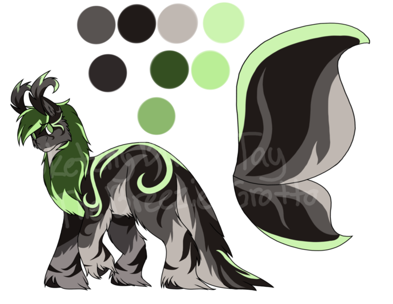 Size: 1024x791 | Tagged: safe, artist:sketchthebluepegasus, derpibooru import, oc, oc:ariel, unofficial characters only, original species, pony, reference sheet, solo, wysp