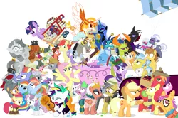 Size: 1289x856 | Tagged: safe, artist:dm29, derpibooru import, angel bunny, applejack, big macintosh, bow hothoof, bright mac, chipcutter, daring do, daybreaker, dear darling, discord, doctor fauna, feather bangs, flash magnus, fluttershy, fond feather, hoity toity, maud pie, mistmane, nightmare moon, pear butter, pharynx, photo finish, pinkie pie, prince rutherford, princess ember, princess flurry heart, rainbow dash, rarity, rockhoof, scootaloo, somnambula, spike, starlight glimmer, strawberry sunrise, sugar belle, sweetie belle, swoon song, thorax, trixie, twilight sparkle, twilight sparkle (alicorn), whammy, wild fire, windy whistles, alicorn, changedling, changeling, dragon, earth pony, pegasus, pony, unicorn, a flurry of emotions, a royal problem, all bottled up, campfire tales, celestial advice, daring done?, discordant harmony, fame and misfortune, fluttershy leans in, forever filly, hard to say anything, honest apple, it isn't the mane thing about you, not asking for trouble, parental glideance, rock solid friendship, the perfect pear, to change a changeling, triple threat, spoiler:s07e13, spoiler:s07e14, alternate hairstyle, anger magic, applejack's parents, ballerina, basket, bimbettes, bottled rage, brightbutter, camera, cinnamon nuts, clothes, colt, crossing the memes, cup, dragon lord ember, equestrian pink heart of courage, female, filly, food, friendship journal, ginseng teabags, glowpaz, guitar, heart, heart eyes, helmet, hug, jalapeno red velvet omelette cupcakes, king thorax, kite, magic, male, mare, meme, mini twilight, mining helmet, muffin, pancakes, pineapple, pizza costume, pizza head, piñata, punk, rainbow dash's parents, raripunk, reformed four, shipping, shopping cart, simple background, stallion, statue, stingbush seed pods, straight, strawberry, sugarmac, teacup, that pony sure does love kites, that pony sure does love teacups, the meme continues, the story so far of season 7, this isn't even my final form, tutu, twilarina, uniform, wall of tags, white background, why i'm creating a gown darling, windyhoof, wingding eyes, wonderbolts uniform