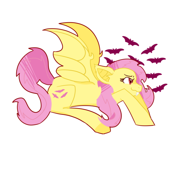 Size: 5000x5000 | Tagged: safe, artist:kiwiscribbles, derpibooru import, fluttershy, bat, bat pony, absurd resolution, flutterbat, race swap, solo