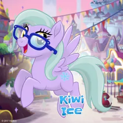 Size: 1080x1080 | Tagged: safe, derpibooru import, oc, oc:kiwi ice, unofficial characters only, pegasus, pony, my little pony: the movie, glasses, mlp movie pony maker, solo