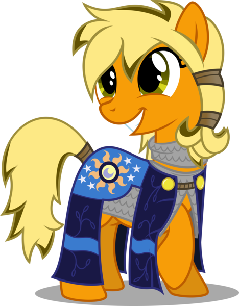 Size: 5105x6548 | Tagged: safe, artist:xenoneal, derpibooru import, oc, oc:tawny timbre, unofficial characters only, earth pony, pony, absurd resolution, armor, chainmail, female, mare, simple background, solo, transparent background, vector