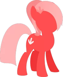 Size: 1609x1951 | Tagged: safe, artist:arifproject, derpibooru import, oc, oc:downvote, ponified, unofficial characters only, earth pony, pony, derpibooru, derpibooru ponified, female, hooves, lineless, mare, meta, minimalist, modern art, simple background, solo, transparent background, vector