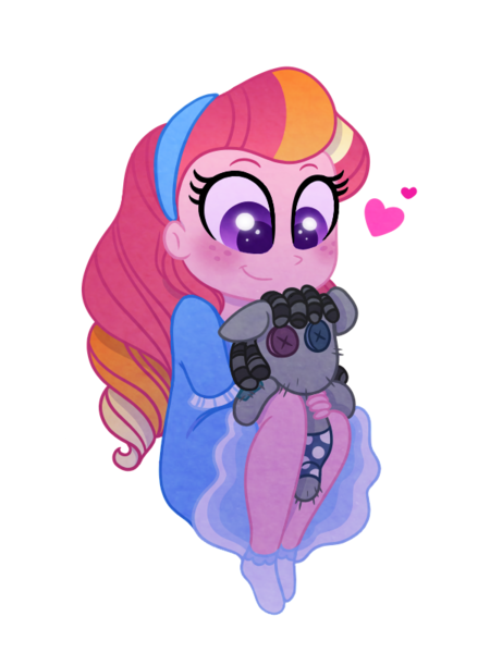 Size: 600x800 | Tagged: safe, artist:carouselunique, derpibooru import, smarty pants, oc, oc:honeycrisp blossom, equestria girls, clothes, cute, freckles, nightgown, offspring, parent:big macintosh, parent:princess cadance, parents:cadmac, simple background, transparent background