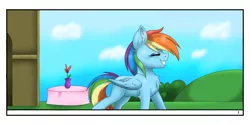 Size: 1000x500 | Tagged: safe, artist:melodytheartpony, author:cwillis13, derpibooru import, rainbow dash, twilight sparkle, comic:how it all began, comic, female, image, lesbian, png, shipping, twidash