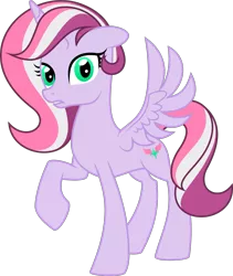 Size: 1643x1948 | Tagged: safe, artist:jitterbases, derpibooru import, oc, oc:velvet rose, unofficial characters only, alicorn, pony, female, magical lesbian spawn, mare, offspring, parent:sunset shimmer, parent:twilight sparkle, parents:sunsetsparkle, simple background, solo, transparent background