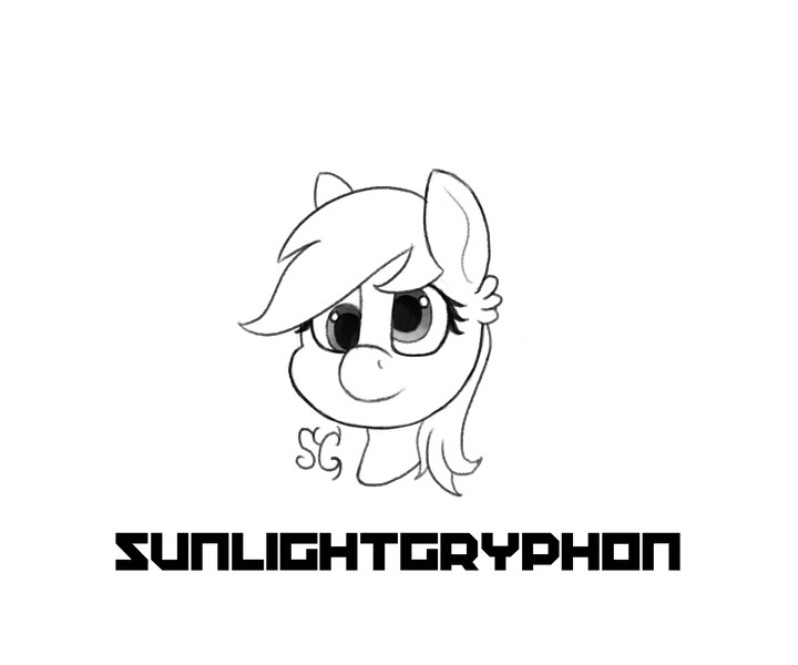 Size: 6000x5000 | Tagged: safe, artist:sunlightgryphon, derpibooru import, derpy hooves, pegasus, pony, absurd resolution, female, mare, monochrome, solo