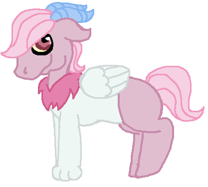 Size: 417x375 | Tagged: artist:glamgoria-morose, derpibooru import, interspecies offspring, oc, oc:tumult, offspring, parent:discord, parent:pinkie pie, parents:discopie, safe, solo, unofficial characters only