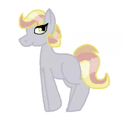 Size: 374x348 | Tagged: safe, artist:glamgoria-morose, derpibooru import, oc, oc:sugarcube, unofficial characters only, earth pony, pony, magical lesbian spawn, offspring, parent:applejack, parent:limestone pie, parents:applestone, solo