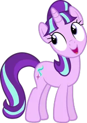 Size: 3189x4500 | Tagged: safe, artist:slb94, derpibooru import, starlight glimmer, unicorn, the cutie re-mark, cute, female, looking back, mare, simple background, solo, transparent background, vector