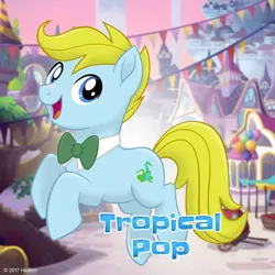 Size: 1080x1080 | Tagged: safe, derpibooru import, oc, oc:tropical pop, unofficial characters only, earth pony, pony, my little pony: the movie, bowtie, mlp movie pony maker, solo