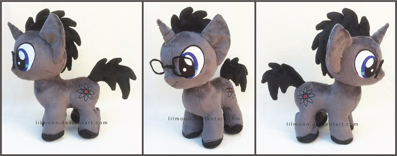 Size: 1890x743 | Tagged: safe, artist:lilmoon, derpibooru import, oc, oc:smart glasses, unofficial characters only, pony, unicorn, glasses, irl, male, photo, plushie, solo, stallion