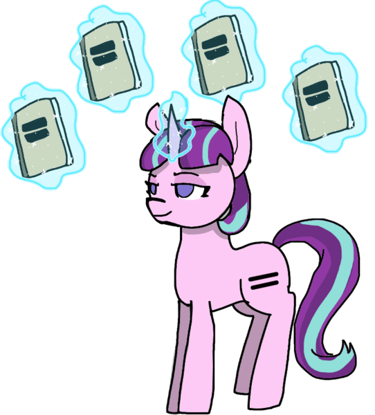 Size: 694x768 | Tagged: artist:nootaz, book, communist manifesto, derpibooru import, equal cutie mark, glowing horn, magic, manifesto, safe, simple background, solo, stalin glimmer, starlight glimmer, telekinesis, this will end in communism, transparent background