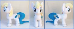 Size: 1892x743 | Tagged: safe, artist:lilmoon, derpibooru import, oc, oc:blueberry creme, unofficial characters only, earth pony, pony, female, irl, mare, photo, plushie, solo